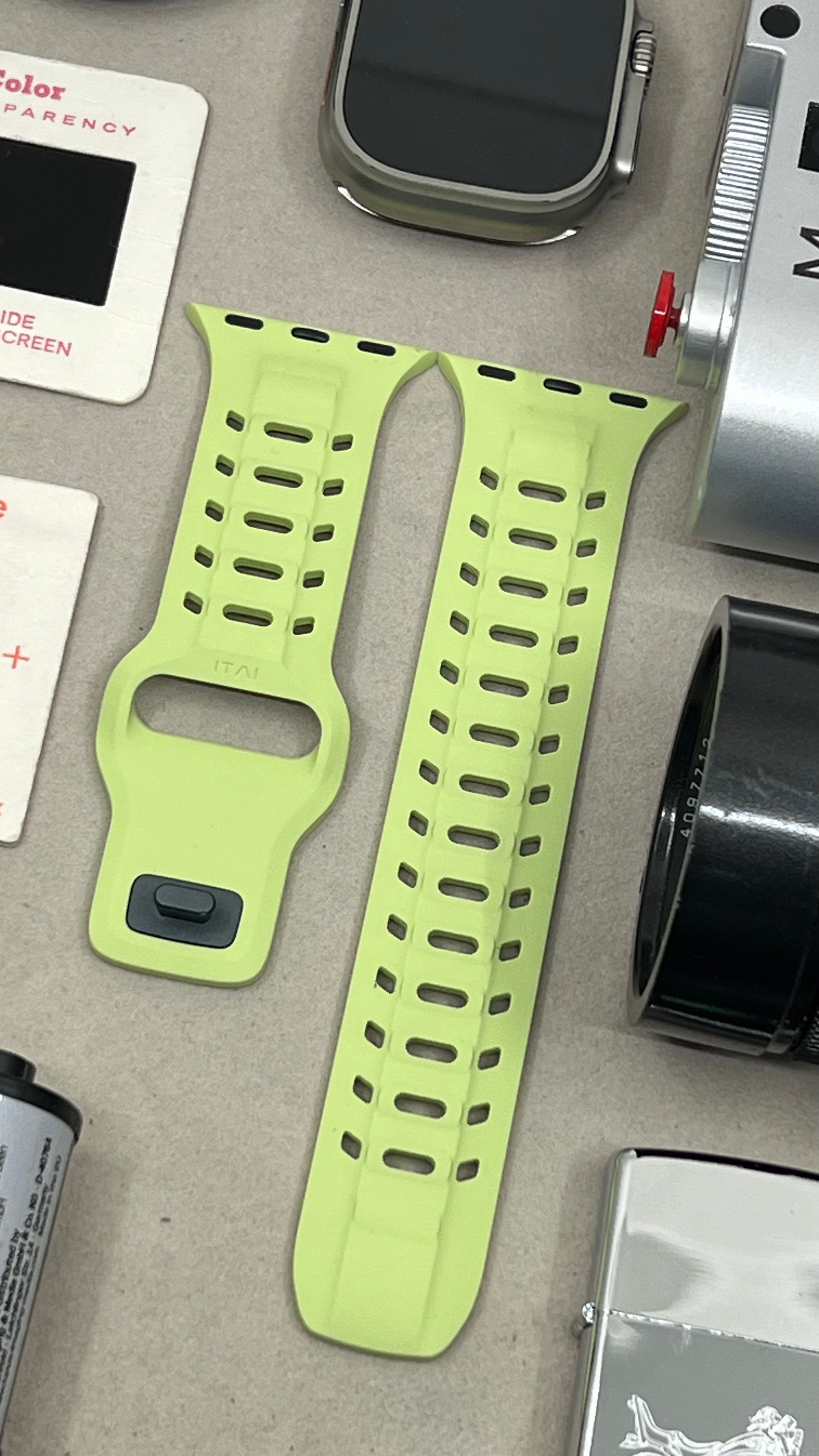 applewatch, applewatchband, applewatchultra, applewatchultra2, applewatch45mm, iwatch, smartwatch, luminous, glowinthedark, green, greenwatchband, smartwatchband, eternitizzz, leatherwatchstrap, watchstrap, watches, healthappliance