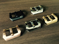 Plain Watch Buckle in Stainless Steel, Leather Watch Strap Buckle, Watch Band Buckle in Black, Silver, Rose Gold and Gold, perfect match with all Wristwatch Band replacement, Watch Buckle size 18mm 20mm 22mm 24mm 26mm