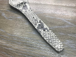 20mm Leather watch strap, Snake skin leather watch band, Leather bund strap, black / white / Gray Leather Watch Strap, 20mm Watch strap for Tudor, 19mm lug - eternitizzz-straps-and-accessories