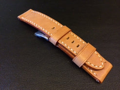 Panerai Watch Strap, Leather Watch Strap, Watch Band 24mm, Louis Vuitton Bag Materials - eternitizzz-straps-and-accessories