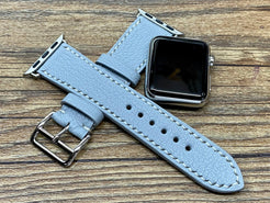 Apple Watch 42mm 41mm, series 10, Single Tour Rallye, iWatch, Apple Watch 40mm, Apple Watch Band light grey, iWatch Band