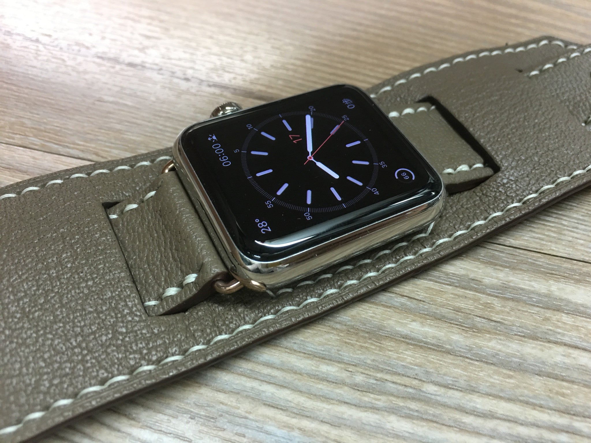 Apple Watch 46mm Gold, 45mm, iWatch Series 10, Apple Watch Band, iWatch Band, Elephant Grey Apple Watch 44mm