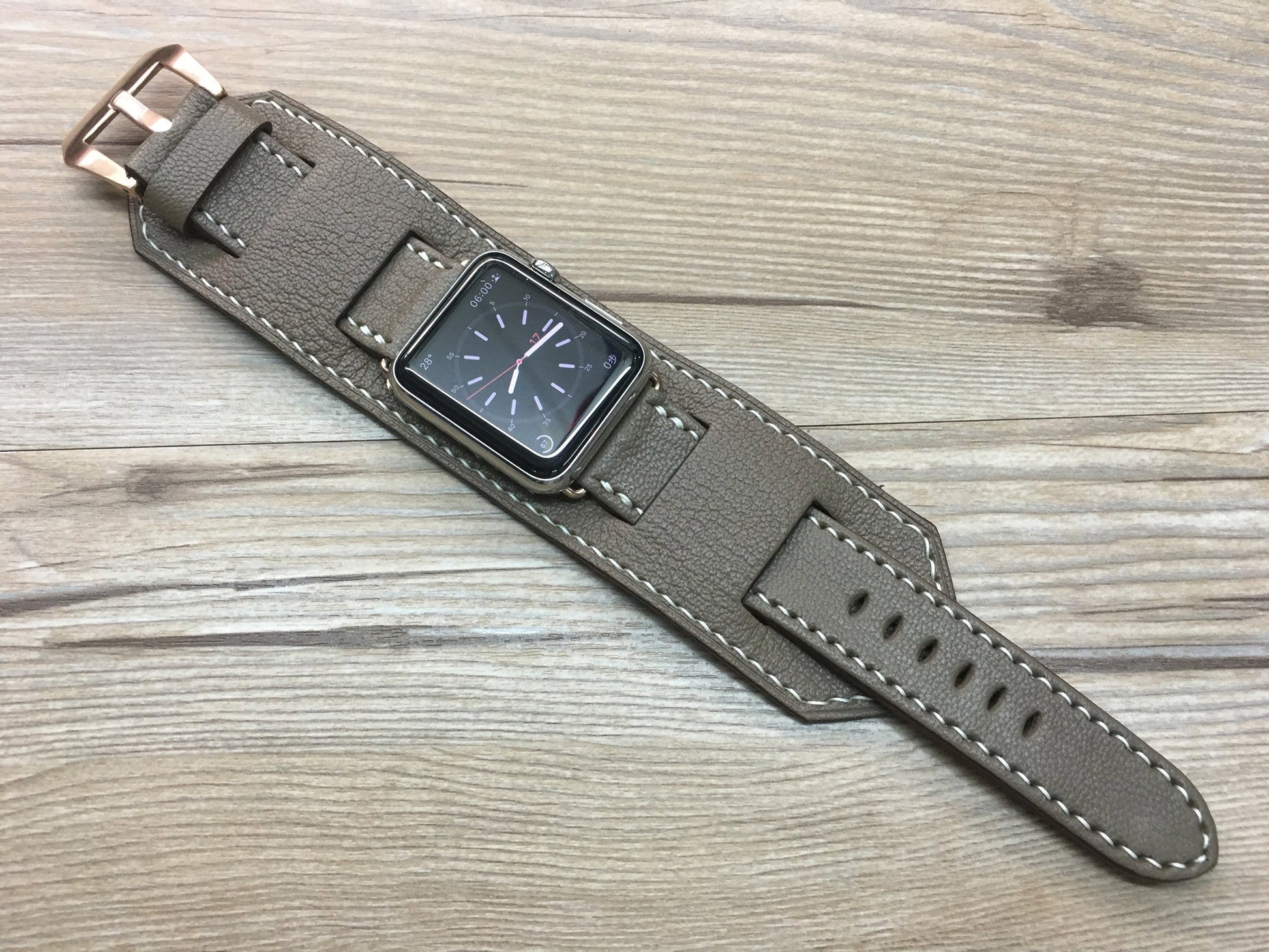 Apple Watch 46mm Gold, 45mm, iWatch Series 10, Apple Watch Band, iWatch Band, Elephant Grey Apple Watch 44mm