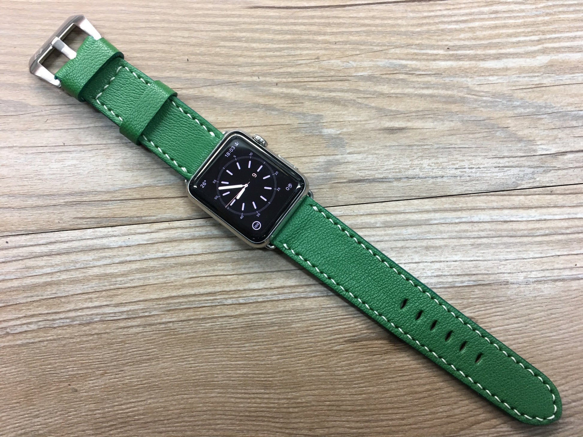 Apple Watch Band, Apple watch 38mm 40mm 42mm 44mm Series 1 2 3 4 Bambou Leather Watch band FREE SHIPPING - eternitizzz-straps-and-accessories