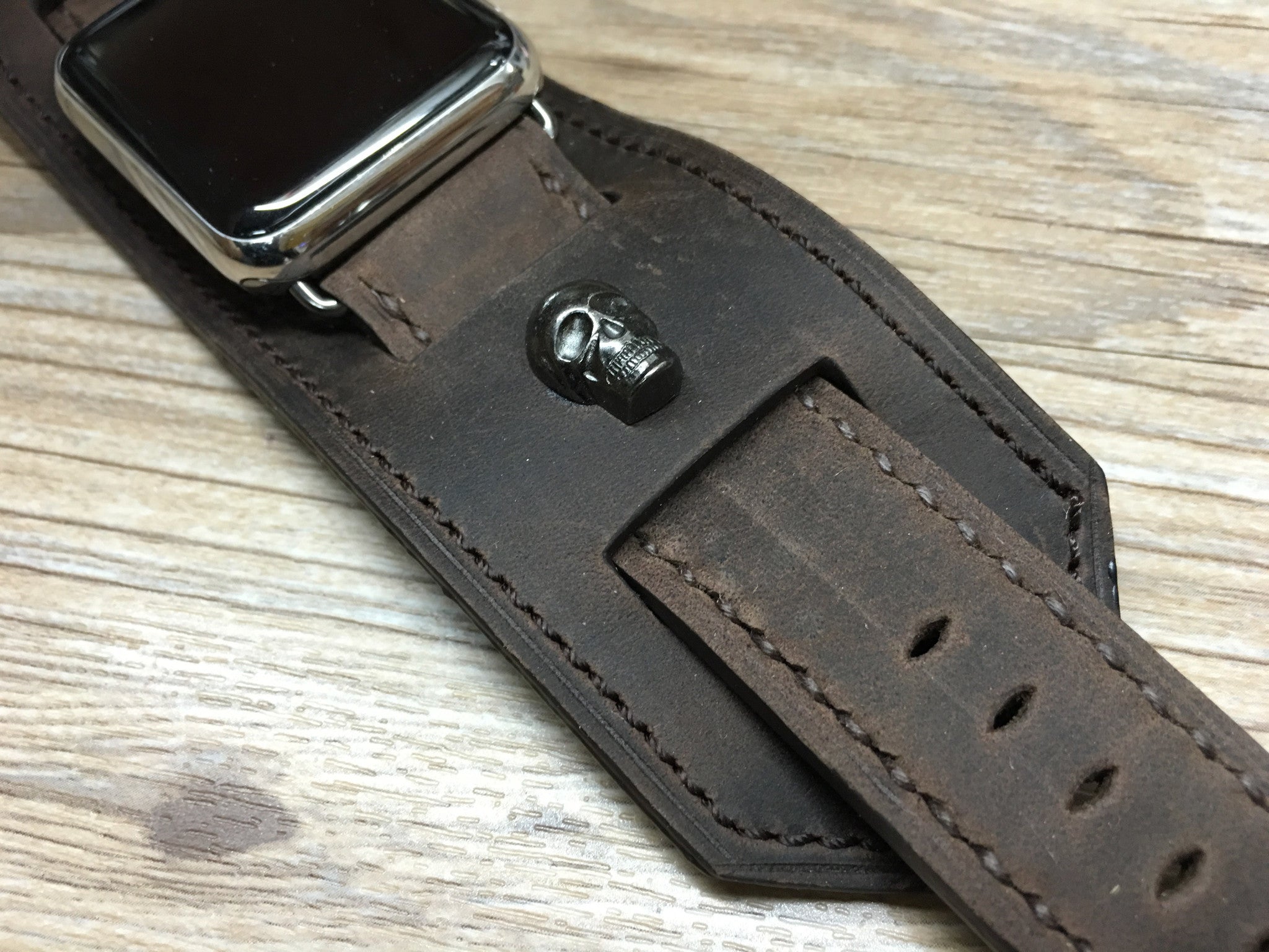 Apple Watch Band, Apple watch 44mm 42mm, Leather Watch Strap, Hermes Watch Band for Apple Watch 42mm - eternitizzz-straps-and-accessories