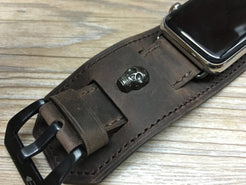 Apple Watch Band, Apple watch 44mm 42mm, Leather Watch Strap, Hermes Watch Band for Apple Watch 42mm - eternitizzz-straps-and-accessories