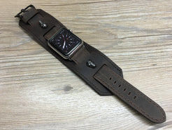 Apple Watch Band, Apple watch 44mm 42mm, Leather Watch Strap, Hermes Watch Band for Apple Watch 42mm - eternitizzz-straps-and-accessories