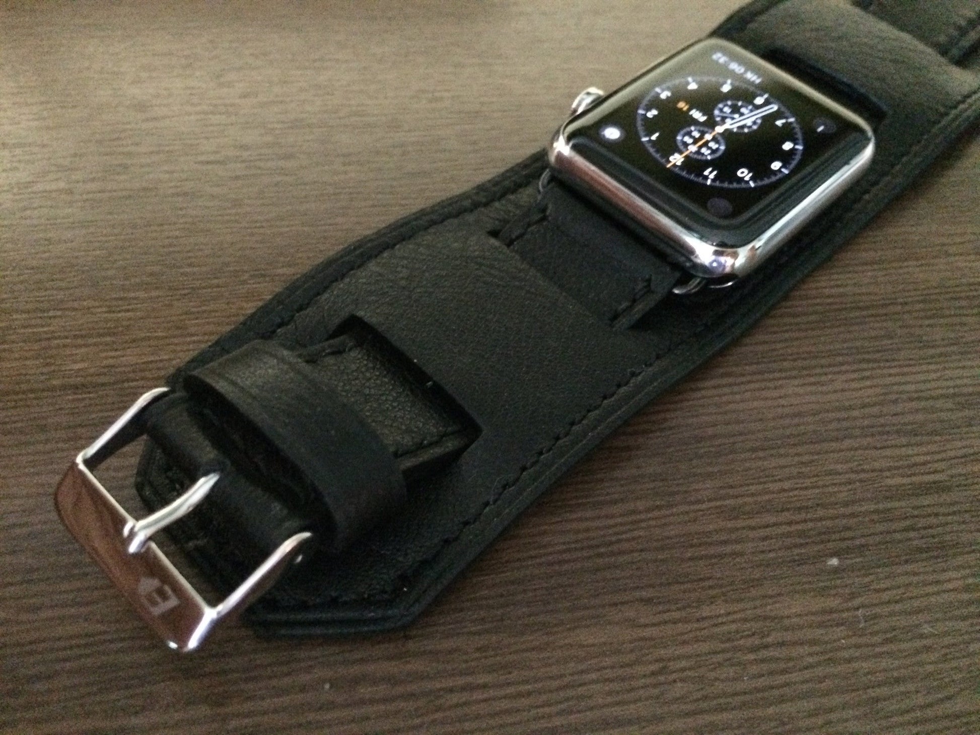 Apple Watch Band, Apple Watch 44mm 42mm Strap, Hermes Cuff Watch Band for Series 1 2 3 4 - eternitizzz-straps-and-accessories