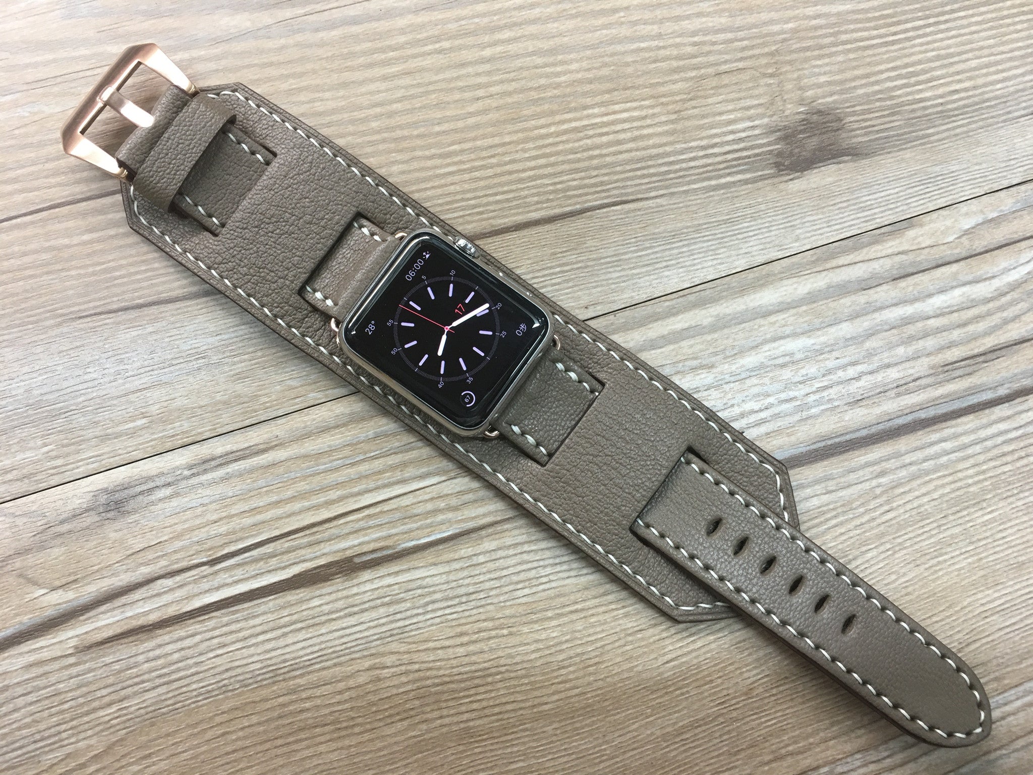 Apple Watch 46mm Gold, 45mm, iWatch Series 10, Apple Watch Band, iWatch Band, Elephant Grey Apple Watch 44mm, Handmade valentines day gift idea