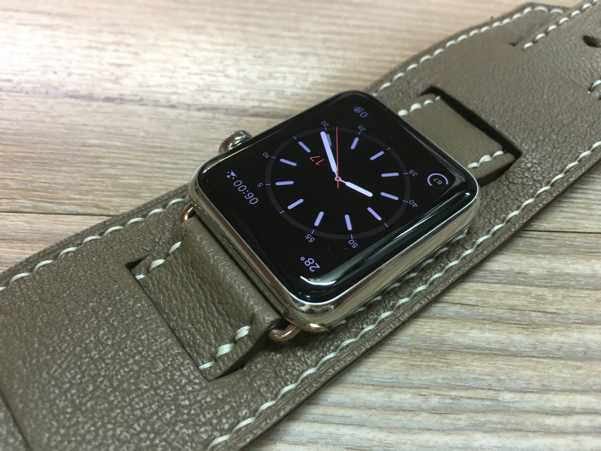 Apple Watch 46mm Gold, 45mm, iWatch Series 10, Apple Watch Band, iWatch Band, Elephant Grey Apple Watch 44mm