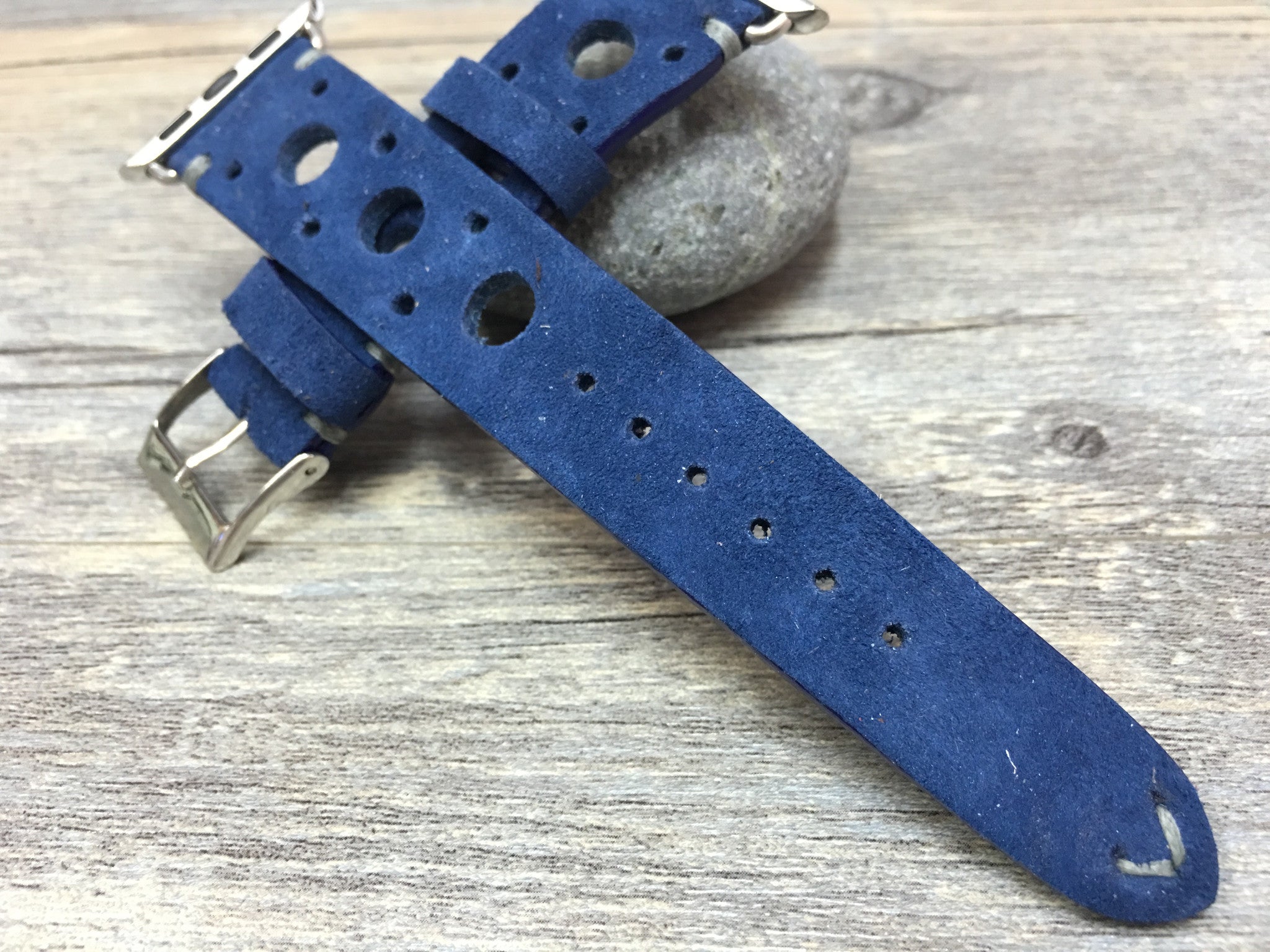 Apple Watch Space Grey 44mm 42mm, Suede Blue Apple Watch Band & Strap, Rose Gold Apple Watch, 38mm 40mm Series 1 2 3 4 - eternitizzz-straps-and-accessories