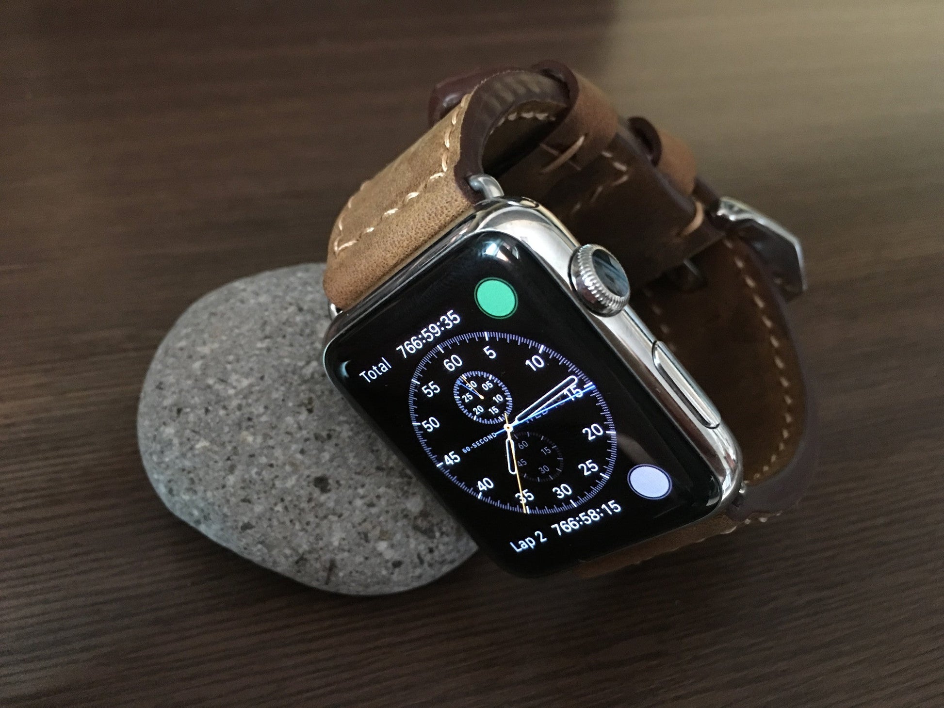 Apple Watch 44mm, 40mm, Apple Watch Band, Strap, Vintage Brown, Leather Watch Strap For Apple Watch 38mm & Apple Watch 42mm - eternitizzz-straps-and-accessories