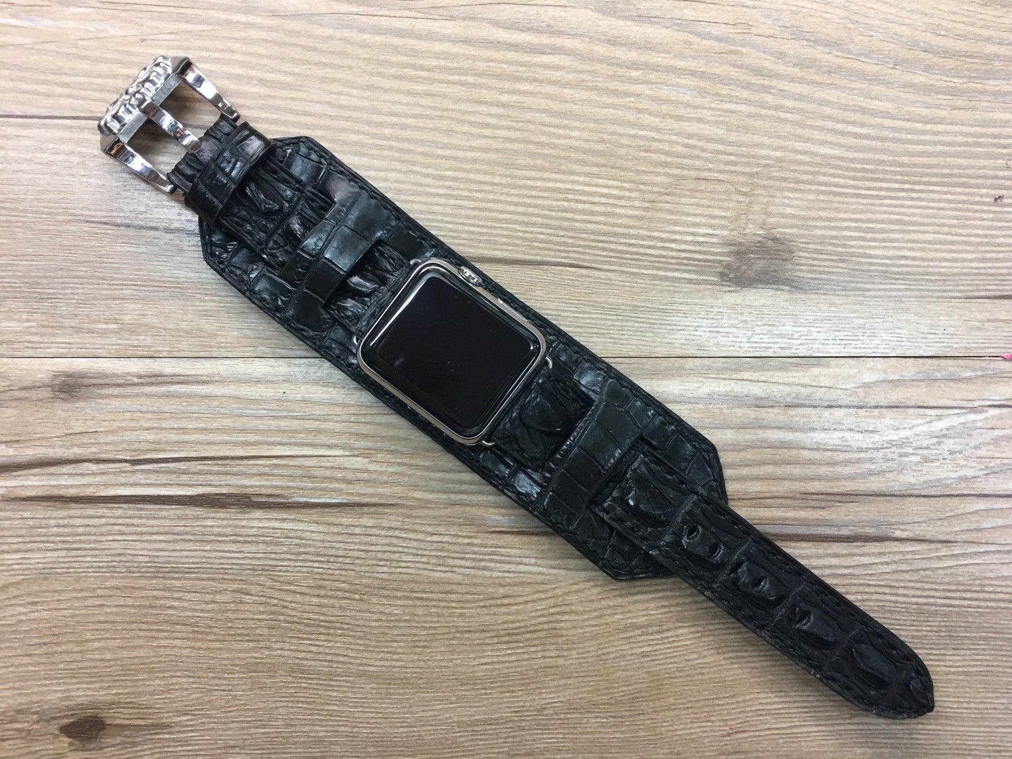 Apple Watch 44mm 42mm, Apple Watch Band, Alligator Apple Watch Strap