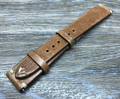 Genuine Leather Watch Straps 19mm, Leather watch Straps, 20mm watch band straps, Light Brown watch strap - eternitizzz-straps-and-accessories