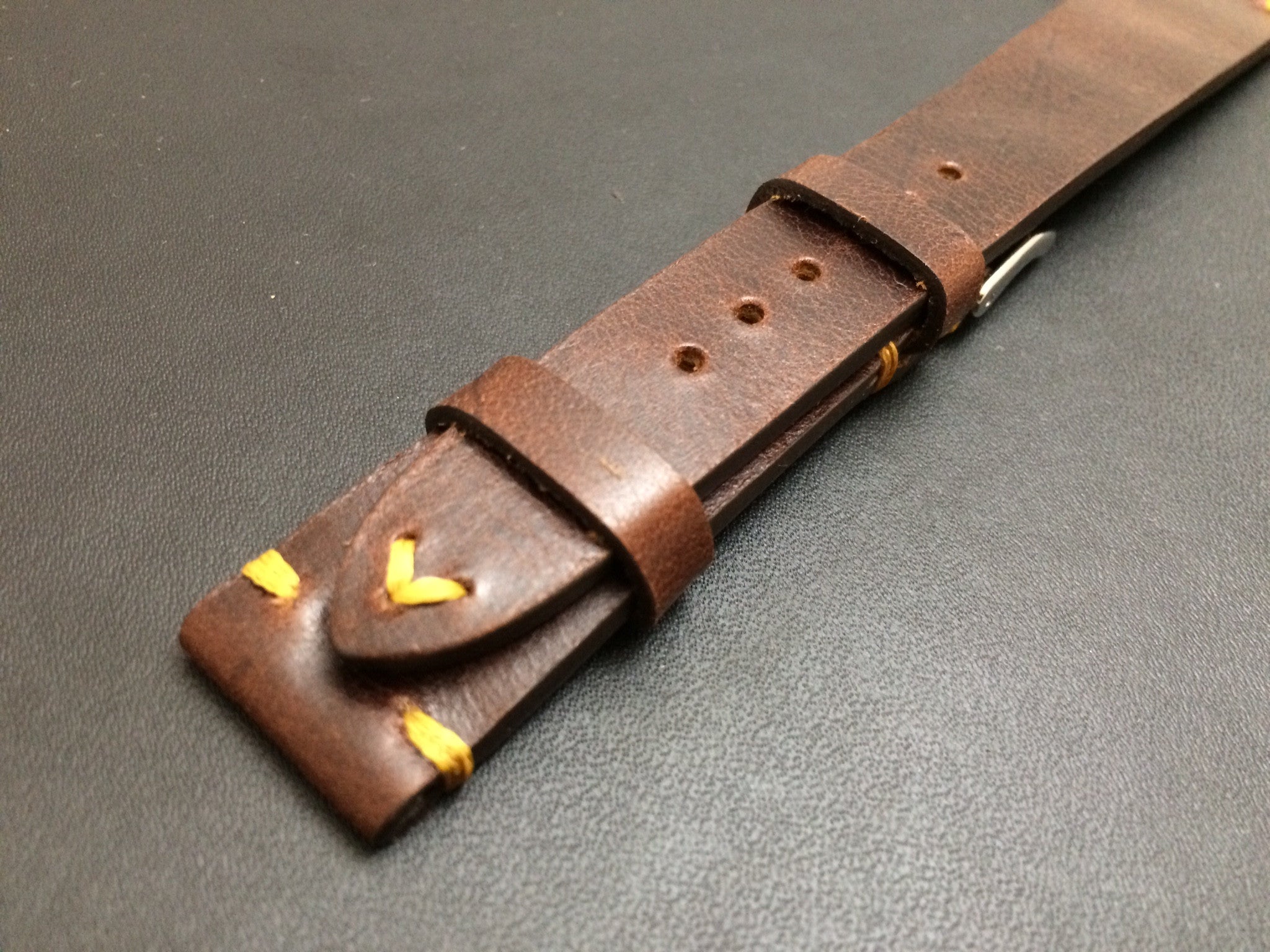 Leather Watch Strap, 19mm Watch Strap, Brown Watch Band, 18mm Watch Band, Rolex Watch strap - eternitizzz-straps-and-accessories