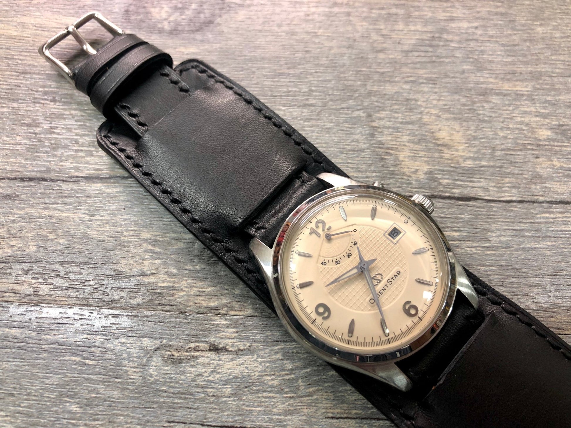 Hodinkee Watch Strap, Leather watch Strap, Full Bund Strap