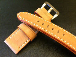 Panerai Watch Strap, Leather Watch Strap, Watch Band 24mm, Louis Vuitton Bag Materials - eternitizzz-straps-and-accessories