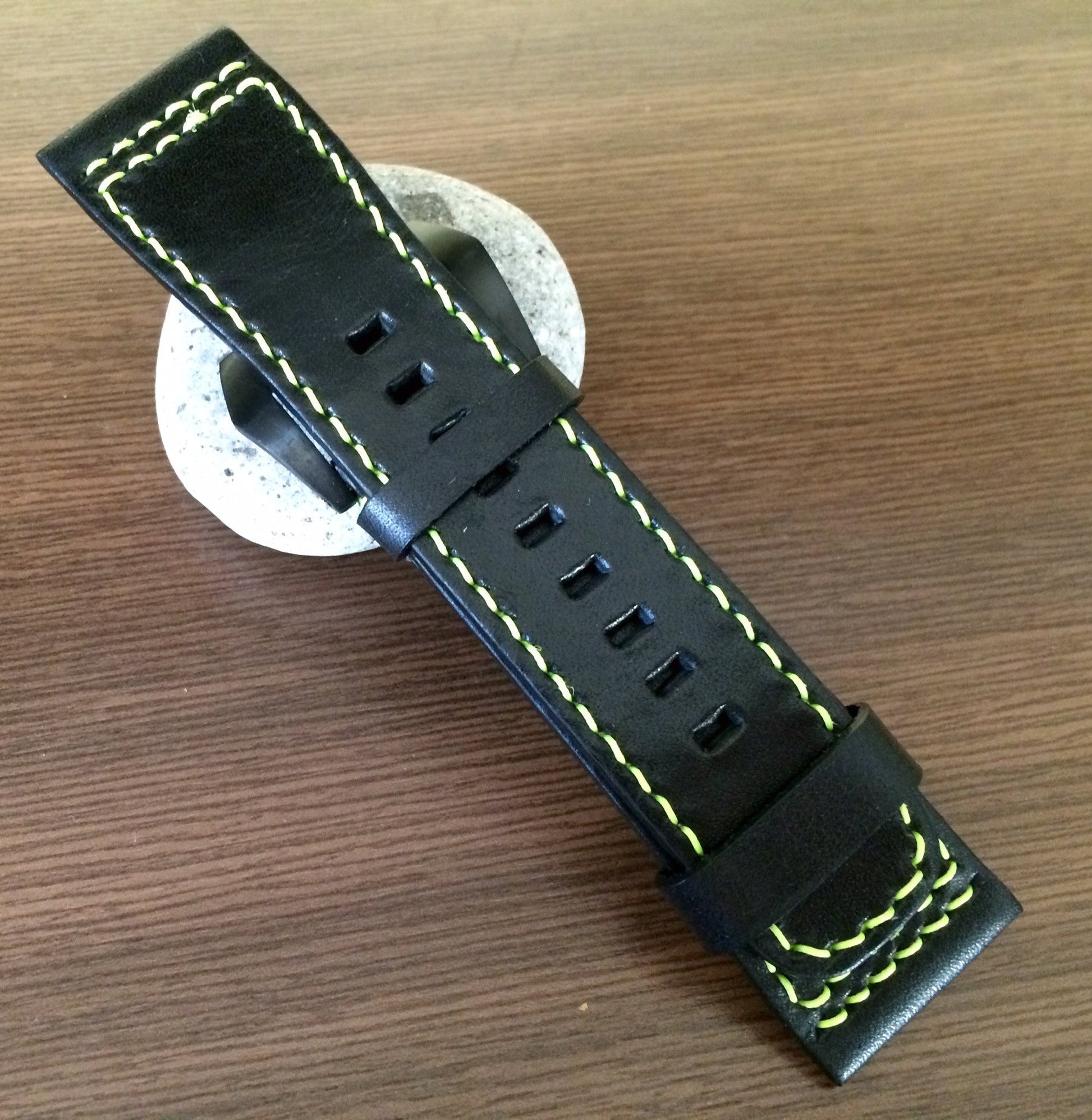 SevenFriday watch band, SevenFriday watch strap, Leather Watch Strap 28mm, Black - eternitizzz-straps-and-accessories