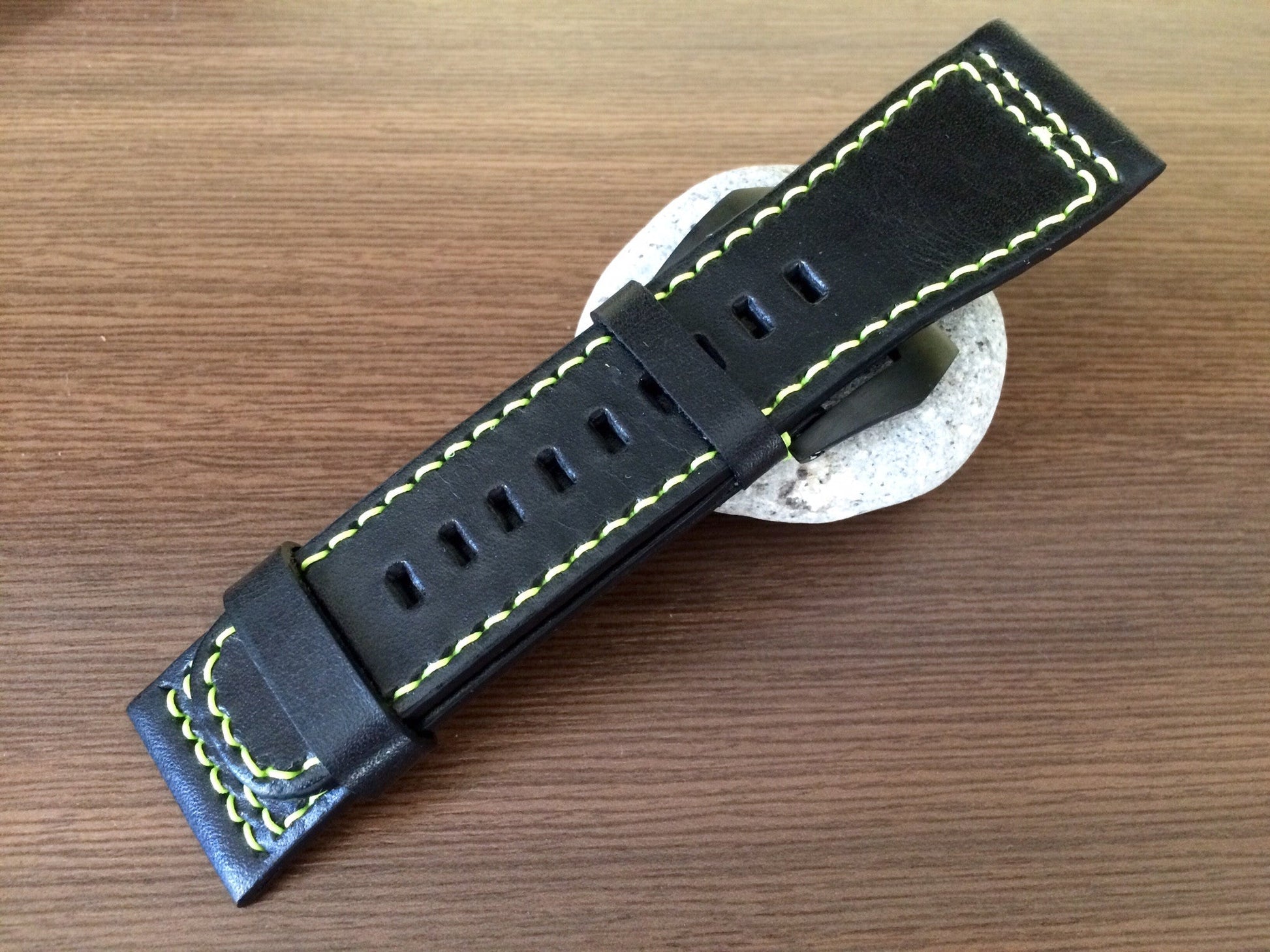 SevenFriday watch band, SevenFriday watch strap, Leather Watch Strap 28mm, Black - eternitizzz-straps-and-accessories