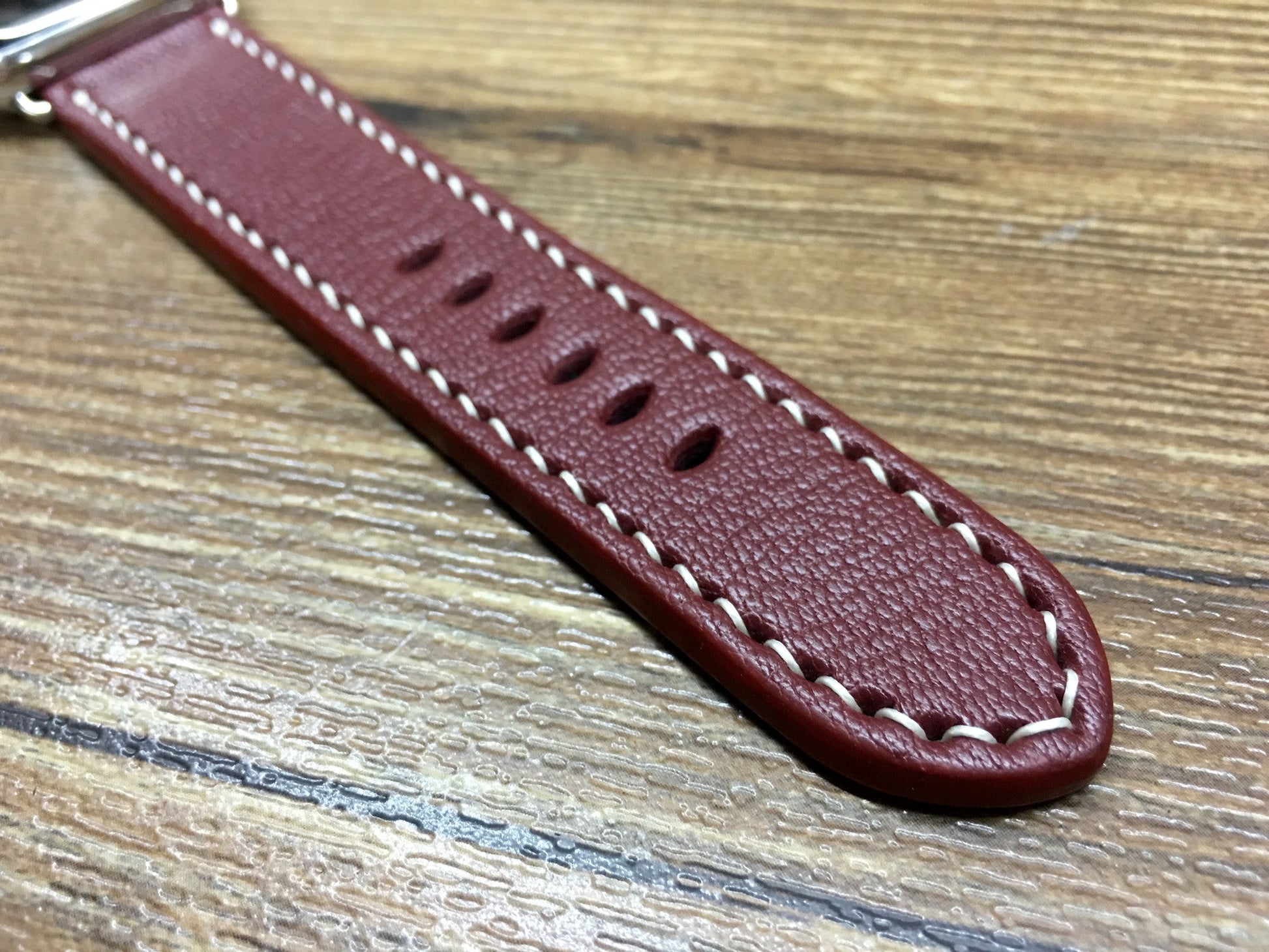 Valentines Day Gift Ideas, Apple Watch Ultra, Samsung Galaxy Watch Band, Smartwatch Band, Apple Watch, iWatch Band, Brandy Red Leather Watch Band